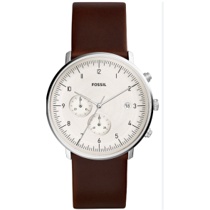 Bracelet de montre Fossil FS5488 Cuir Brun 22mm